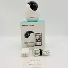 NETVUE Orb Cam NI-3221 1080P WiFi Indoor Security Camera Pan Tilt Alexa Box