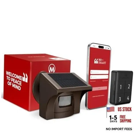 Pro 4 Smart Solar Driveway Alarm (2.4G Wi-Fi Only) - 1 APP base with 1 sensor