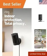 Indoor Cam, Home or business security in 1080p HD video, Black