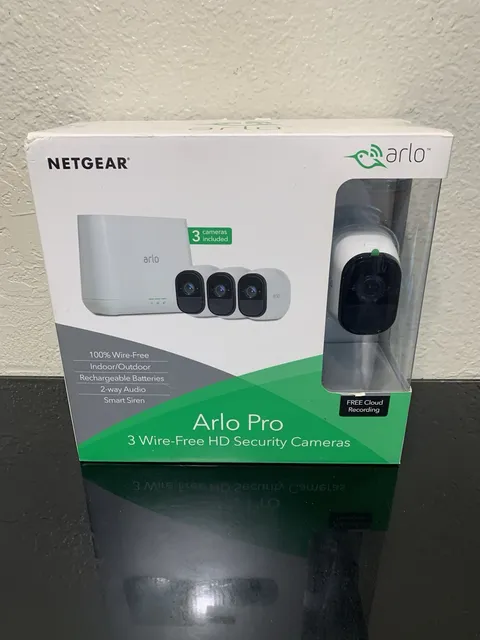 Arlo Pro Netgear VMS4330-100NAS 3 Camera HD Security System Brand New In Box 