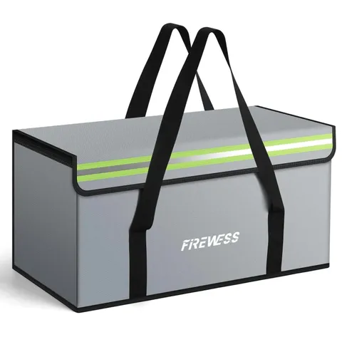 Large Fireproof Safe Bag, 24x12x12 Fireproof Document Bag, Large capacity wat...