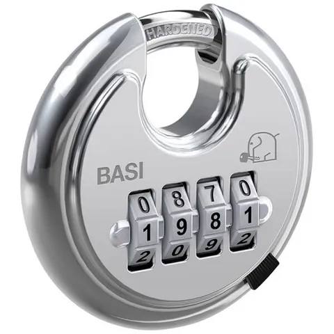 Bases 6100-7050 High-Security Weatherproof Stainless Steel Lock