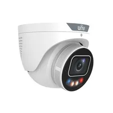 Uniview IPC3634SE-ADZKMC-WP-I1 4MP Audio NDAA Tri-Guard Turret IP SecurityCamera