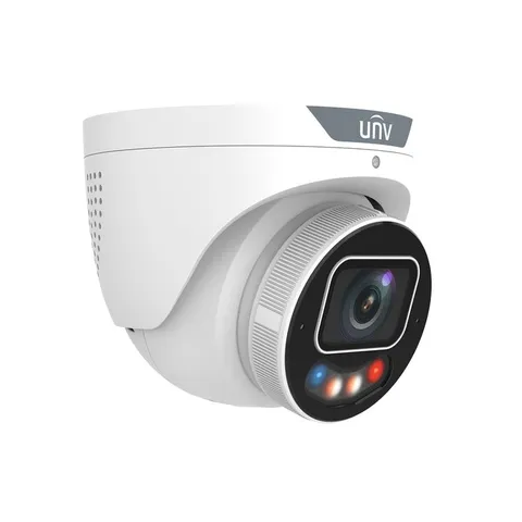Uniview IPC3634SE-ADZKMC-WP-I1 4MP Audio NDAA Tri-Guard Turret IP SecurityCamera