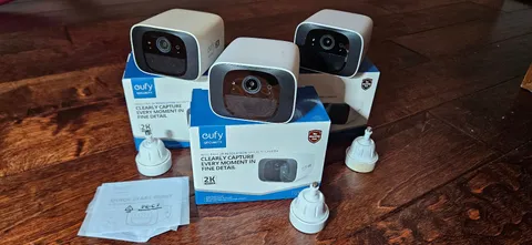 Eufy Security 2K Wireless Outdoor Camera SoloCam C210 Lot of 3