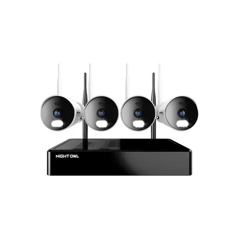 Night Owl WM-BTWN81-2-4L 10 Channel 4K Wi-Fi NVR with 1TB Hard Drive And