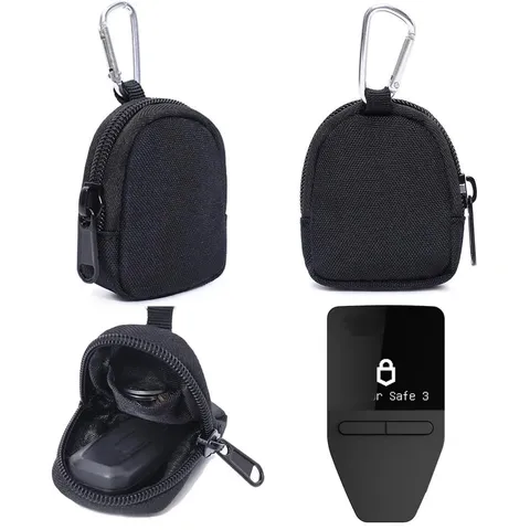 for Trezor Safe 3 5 7 Crypto Hardware Wallet Pouch Carrying Case