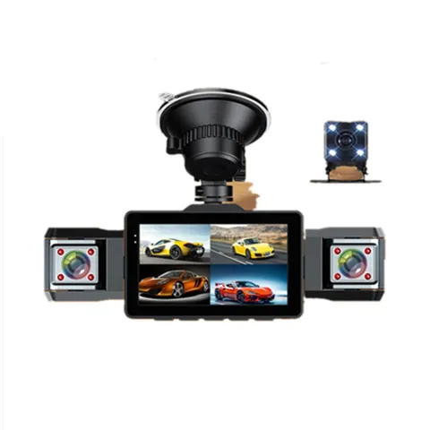 Dash Cam Car Recorder 1080P FHD DVR Front Left Right Rear Camera Loop Recording