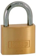40mm Premium Brass Lock With Hardened Steel Hook - K12040