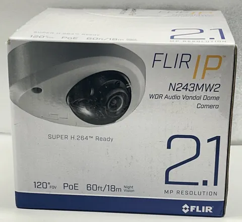 Flir IP Digimerge N243MW2 1080p WDR Audio Vandal Dome Camera 60ft Night Vision