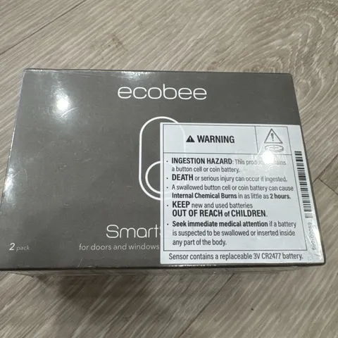 ecobee SmartSensor for Doors and Windows - Pack of 2 (EB-DWSHM2PK-01) Brand New