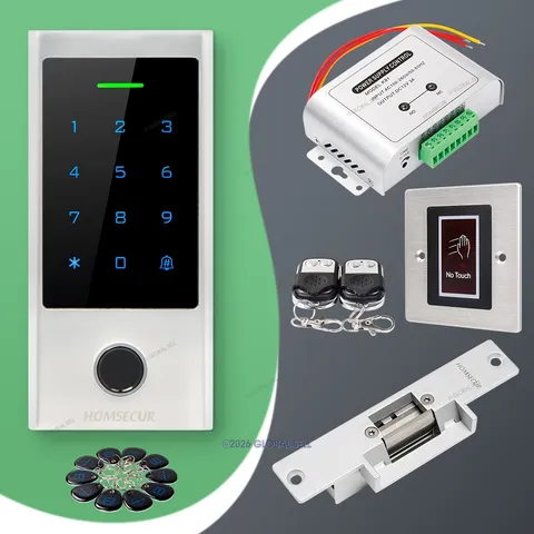 HOMSECUR Weatherproof IP66 APP WIFI Password RFID Access Control Anti-Tamper