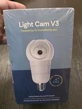 Luna Light Bulb Security Cameras Wireless Outdoor Indoor, 360° Pan Tilt,... 