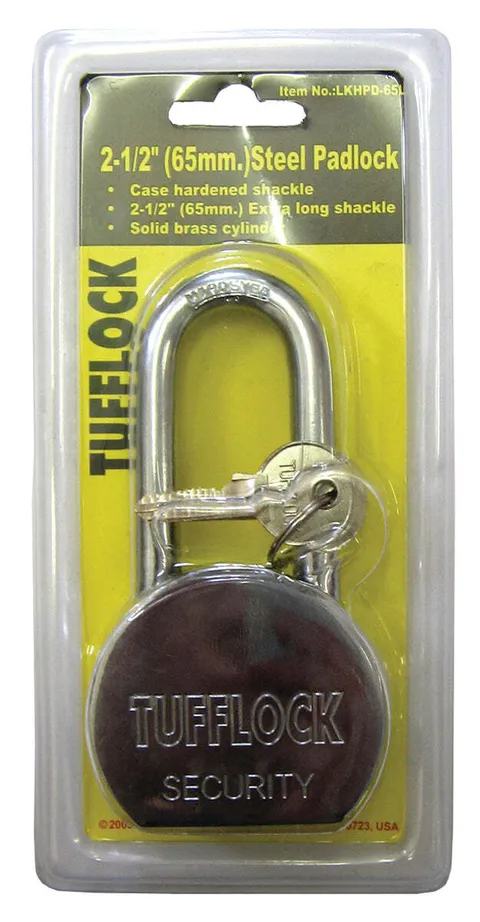 Padlock 2.5" (65mm) Heavy Duty for Trailers, Shed, Storage Units
