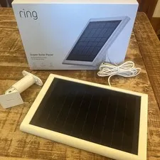 Ring Solar Panel Rechargeable Power for Select Ring Cameras - White