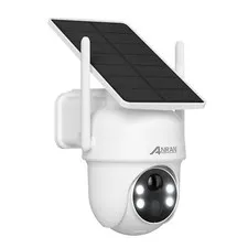 ANRAN 5MP Solar Security Camera Outdoor Wireless WiFi Home Battery Pan/Tilt Cams