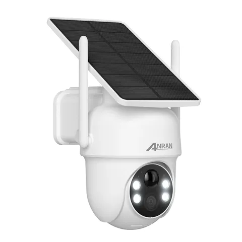 ANRAN 5MP Solar Security Camera Outdoor Wireless WiFi Home Battery Pan/Tilt Cams