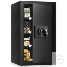 5.2 Cub Large Home Safes Fireproof Waterproof, Anti-theft Fire Safe Programmable