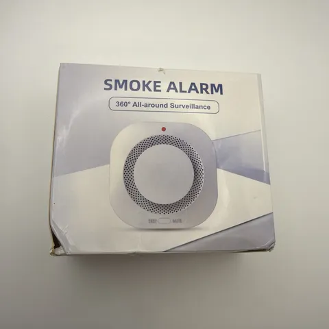 Battery Powered Smoke Detector Alarm White New Sealed