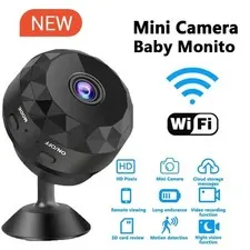 Mini Camara Oculta Espia De Seguridad WiFi 1080P Inalambrica Con Audio y Video