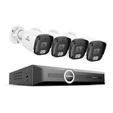 SANNCE 8CH NVR 5MP POE Security Camera System Audio Recording Outdoor AI Motion