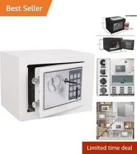 Compact Security Safe with Digital Keypad - Perfect for Cash & Jewelry Storage