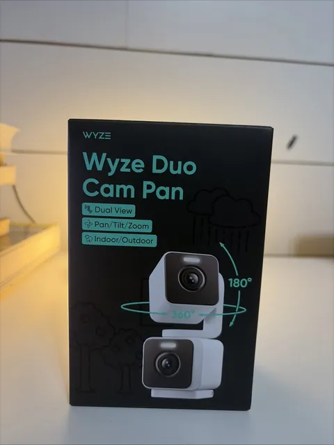 Wyze Duo Cam Pan 2K 360° Indoor/Outdoor Security Camera Color Night Vision