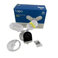 TP-Link Tapo 2K Wired Floodlight Security Camera Outdoor TC53 White #U8077