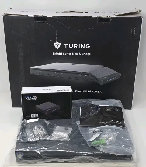 TURING TR-MRP164T-B SMART SERIES 16-CHANNEL POE 4K NVR W TURING BRIDGE/4TB HDD
