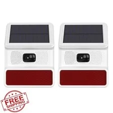 Hapippofa Solar Driveway Alarm 2 Pack