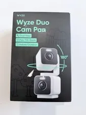 Wyze Duo Cam Pan Dual Pan Tilt Color Night Vision Camera NEW Sealed