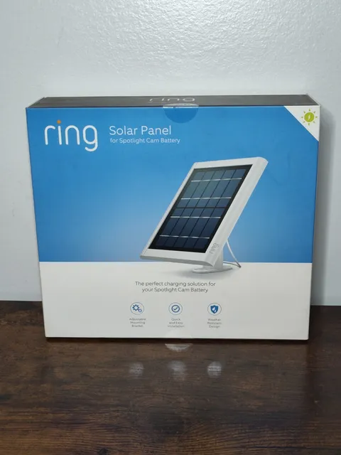 Ring Solar Panel For Spotlight Camera Battery - Brand New & Factory Sealed