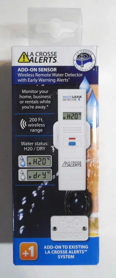 NEW - La Crosse Add-On Sensor Wireless Remote Water Leak Detector