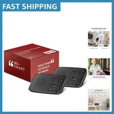 Compact Wireless Intercom with Touch Control - User-Friendly, Durable Design
