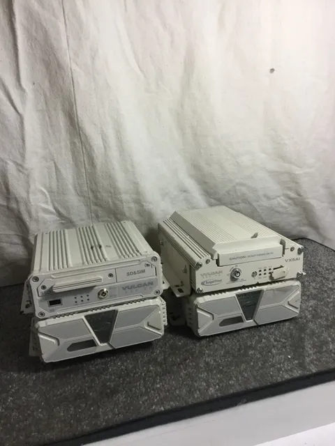 Lot of 4 AngelTrax Vulcan Series Mobile DVR Recorders V5 & VX5AI Fleet Survy