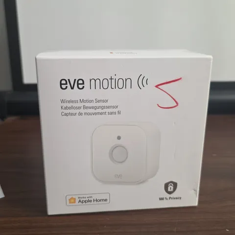 Eve Motion Wireless Motion Sensor SEALED Apple Home Privacy Home Security C