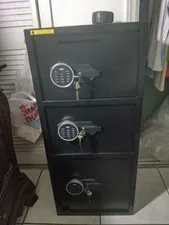 9 Cubic Feet 1 Hour Fireproof Safe 3 Drawers 3 Keys 3 Combination Safe 35"...