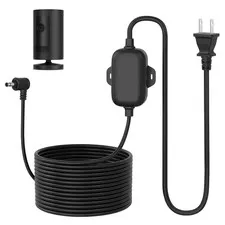 Outdoor Power Adapter for Ring Stick up Cam Battery/Plug-In 3Rd Gen, 25Ft Weathe