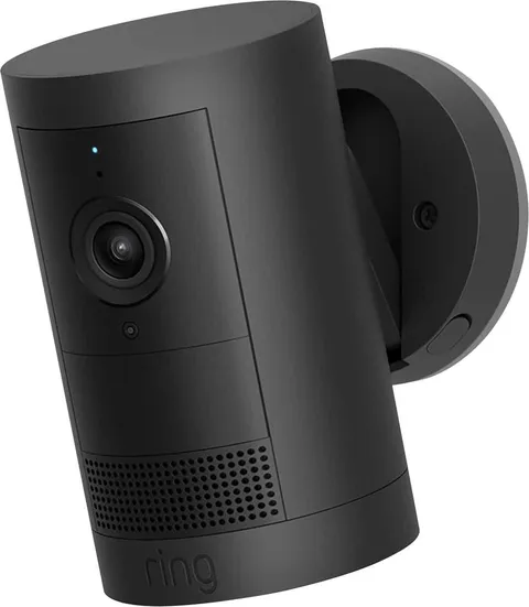 Ring Stick Up Cam 1080p HD Outdoor Wireless Security Camera Black Excellent