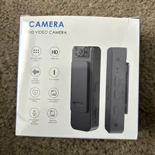 1080p Mini Clip Wi-Fi IP Surveillance Camera Night Vision Indoor Black Alexa