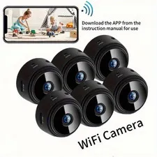 1-6Pcs Wireless Security Camera - 1080P HD, 2.4G Wifi, Wide-Angle View, Battery