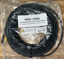 75'  PAN PACIFIC  COAX RG-59+DC  POWER PATCH CABLE