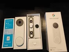 Google Nest VIDEO Doorbell (Wired, 2nd Gen) - Security Camera - Snow
