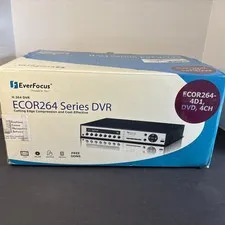 EverFocus ECOR264-4D1 DVR Security Camera Video Recorder 500GB New Open Box