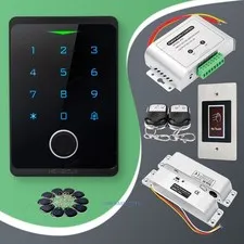 HOMSECUR Weatherproof IP66 APP WIFI Fingerprint PIN Access Control Touch Keypad