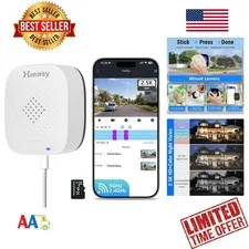 4MP 2.5K Window Camera AI Human Vehicle Detection Night Vision 120° WiFi