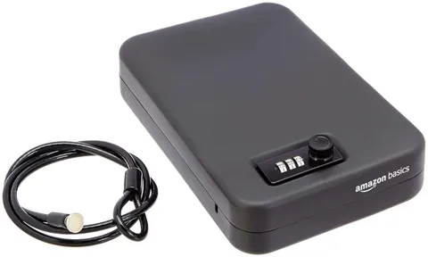 Portable Safe Security Case Lock Box with Combination Lock for Documents