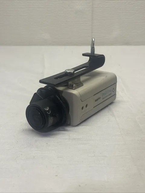 Vintage Sanyo VCC-6574A Surveillance Color Camera W/ 3-8mm Lens Security