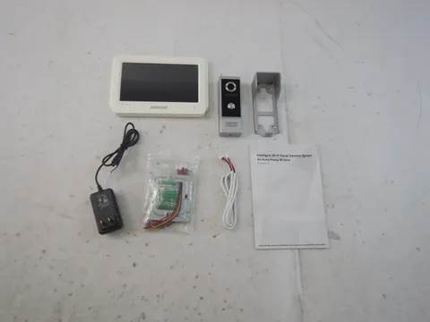 AMOCAM 7023A-M6 - 7" Wireless WiFi Video Doorbell Intercom System, White