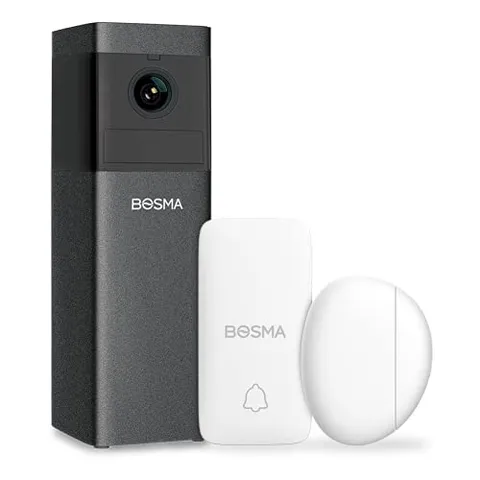 BLACK - BOSMA X1 INDOOR HOME SECURITY CAMERA SYSTEM 1080P HDR